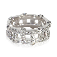 Tiffany & Co. Platinum Diamond Weave Ring 3