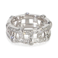 Tiffany & Co. Platinum Diamond Weave Ring fv