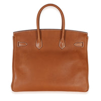 Hermès Fauve Barenia Birkin 35 GHW Handbag 4