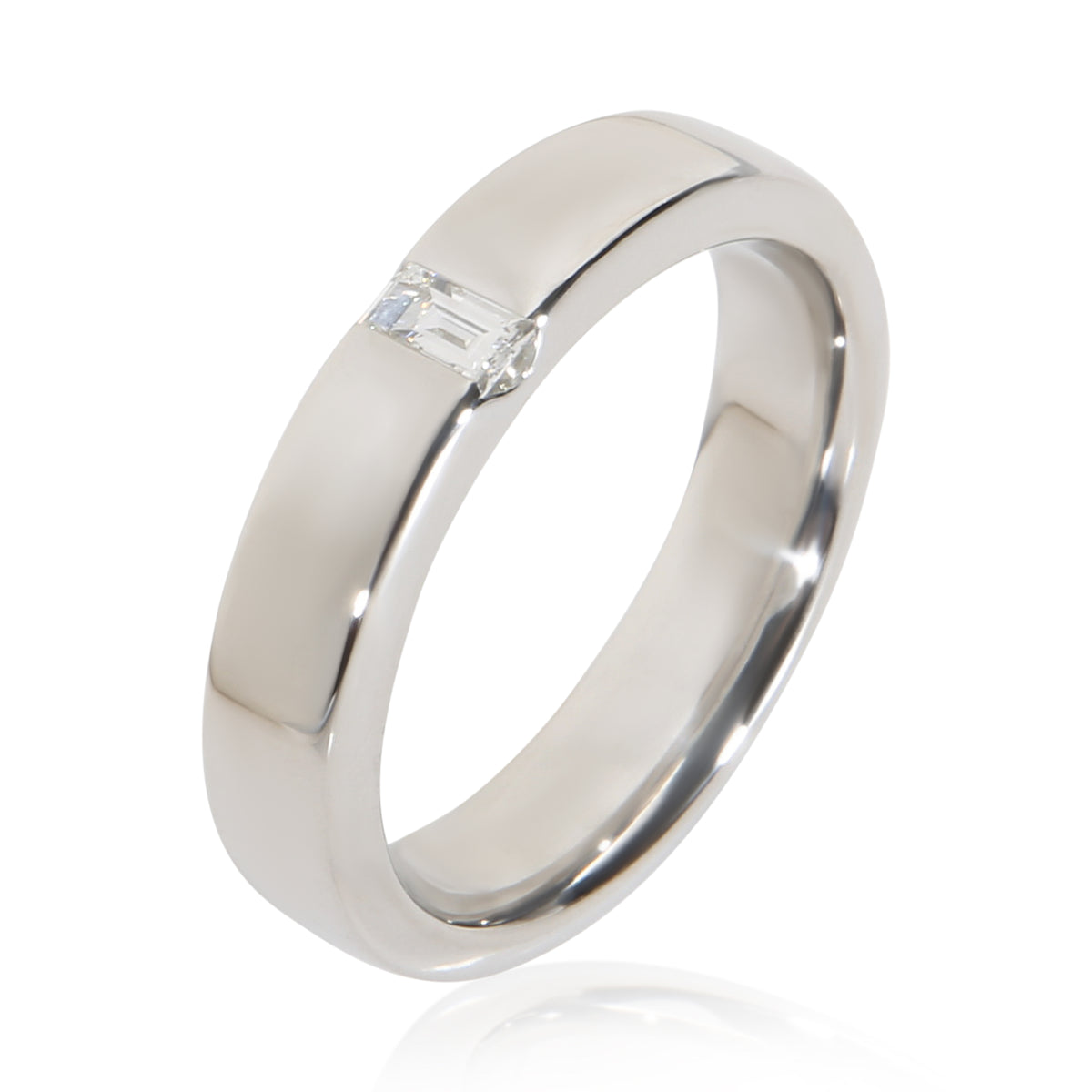 Tiffany & Co. Platinum Diamond Charles Tiffany Band 4