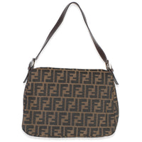 Fendi Brown Zucca Canvas Mama Baguette Bag Handbag 4
