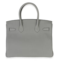Hermès Gris Mouette Togo Birkin 30 PHW Handbag 4