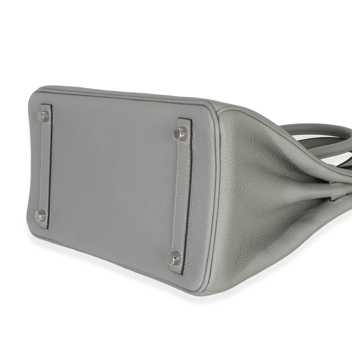 Hermès Gris Mouette Togo Birkin 30 PHW Handbag 6