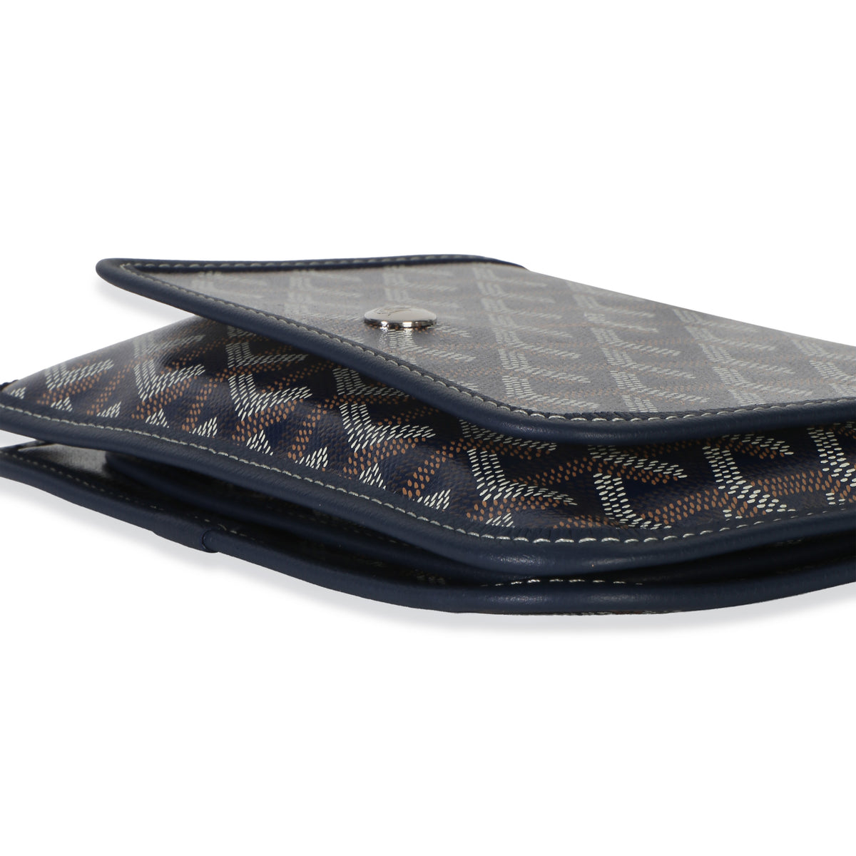 Goyard Navy ine Canvas Plumet Wallet Handbag 6