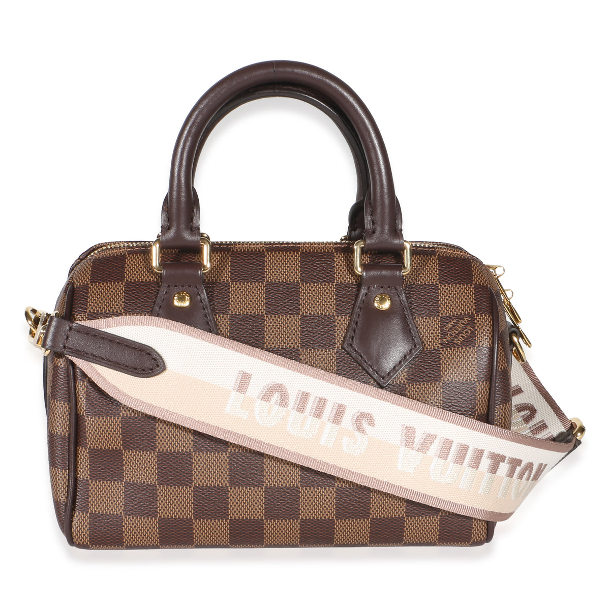 Louis Vuitton Damier Ebene Canvas Speedy Bandouliere 20 Handbag 4