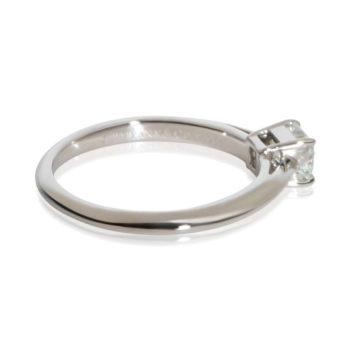 Tiffany & Co. 0.41 ct Cut Cornered Square Mixed Cut Diamond Lucida Engagement Ri 2