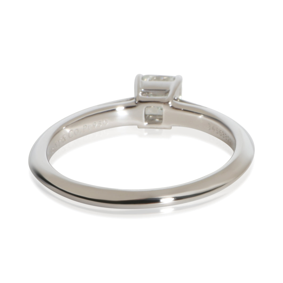 Tiffany & Co. 0.41 ct Cut Cornered Square Mixed Cut Diamond Lucida Engagement Ri 3