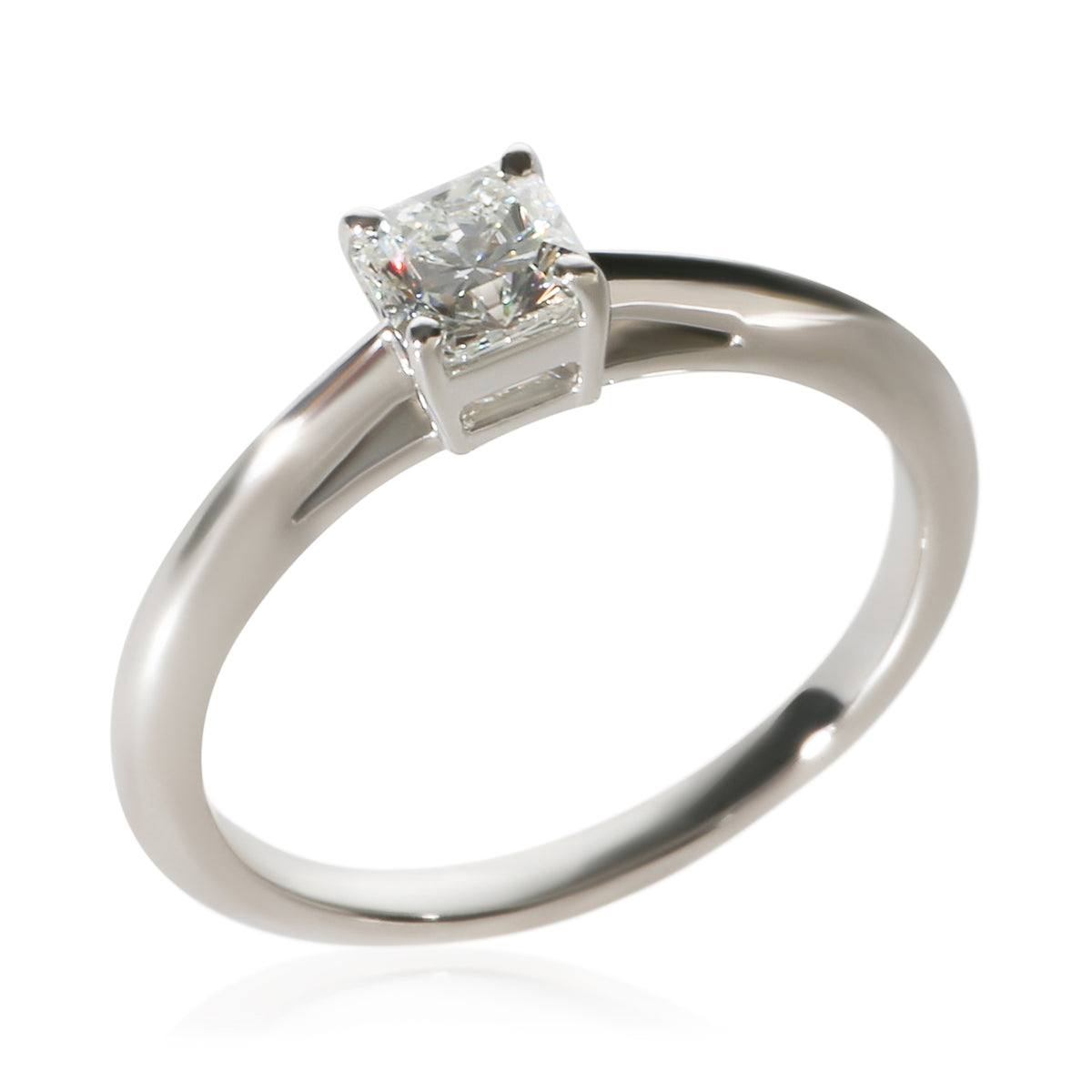Tiffany & Co. 0.41 ct Cut Cornered Square Mixed Cut Diamond Lucida Engagement Ri 4
