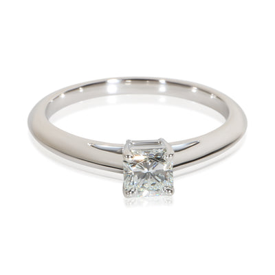 Tiffany & Co. 0.41 ct Cut Cornered Square Mixed Cut Diamond Lucida Engagement Ri fv