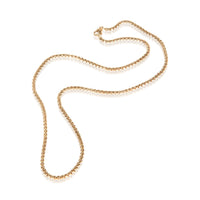 David Yurman Yellow Gold 3.4mm Box Chain Necklace 3