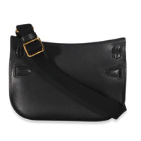 Hermès Black Evergrain Mini Jypsiere GHW Handbag 4
