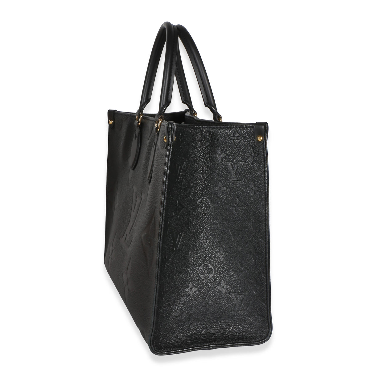 Louis Vuitton Black Giant Monogram Empreinte Onthego MM Handbag 2