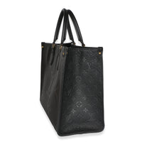 Louis Vuitton Black Giant Monogram Empreinte Onthego MM Handbag 2