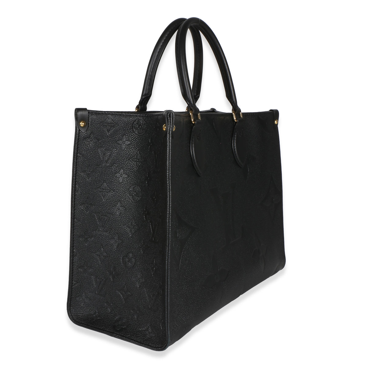 Louis Vuitton Black Giant Monogram Empreinte Onthego MM Handbag 3