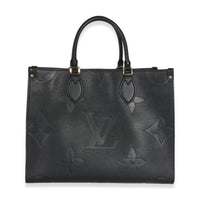 Louis Vuitton Black Giant Monogram Empreinte Onthego MM Handbag 4