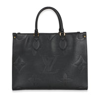 Louis Vuitton Black Giant Monogram Empreinte Onthego MM Handbag id