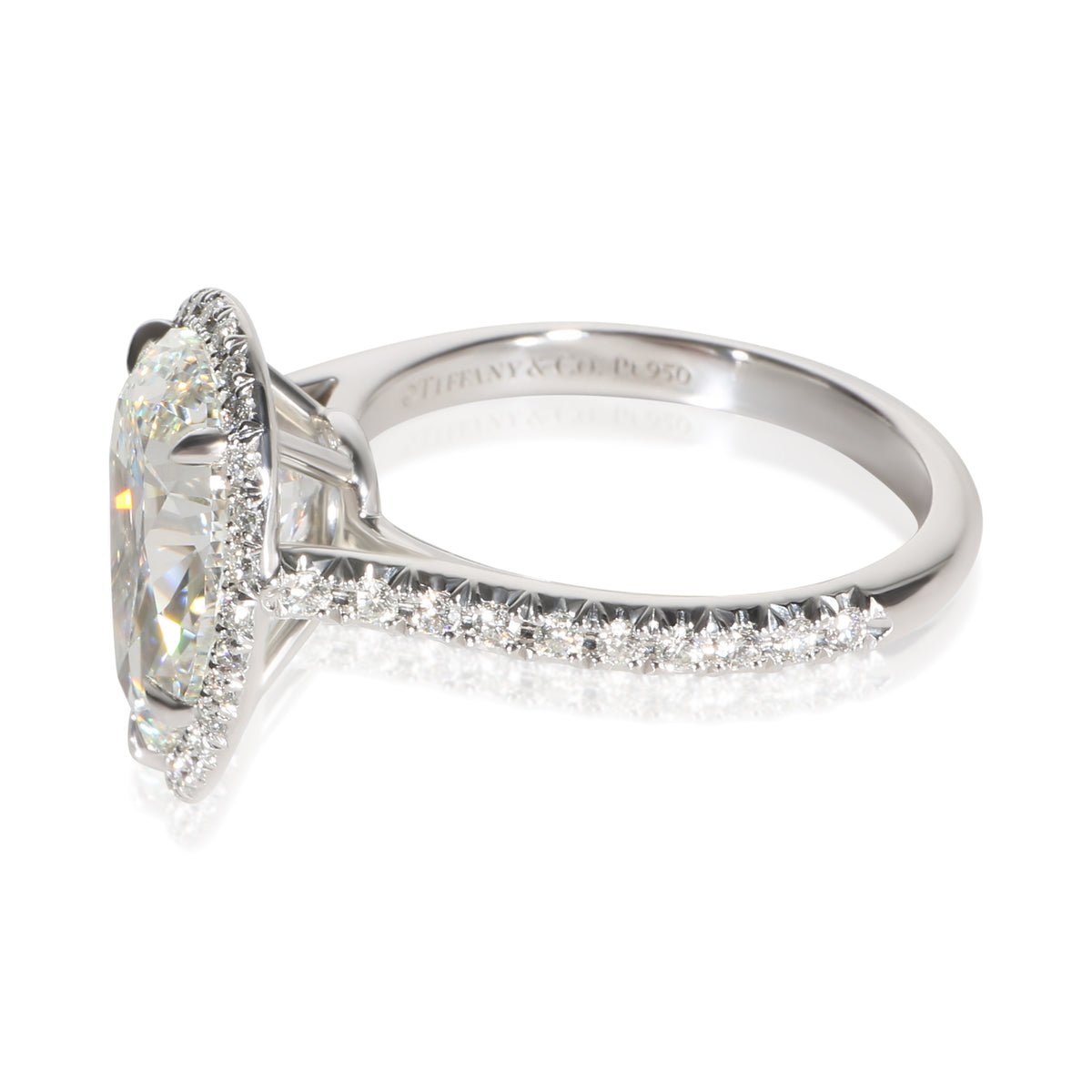 Tiffany & Co. 4.02 ct Pear Diamond Soleste Engagement Ring 3