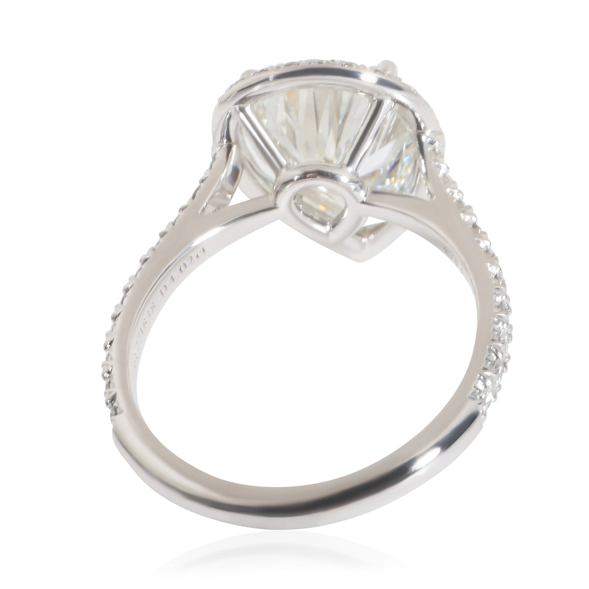 Tiffany & Co. 4.02 ct Pear Diamond Soleste Engagement Ring 6