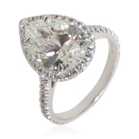 Tiffany & Co. 4.02 ct Pear Diamond Soleste Engagement Ring 7