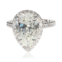 Tiffany & Co. 4.02 ct Pear Diamond Soleste Engagement Ring fv