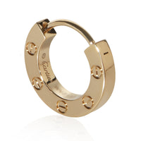 Cartier Yellow Gold Love Single Hoop Single Earring 2