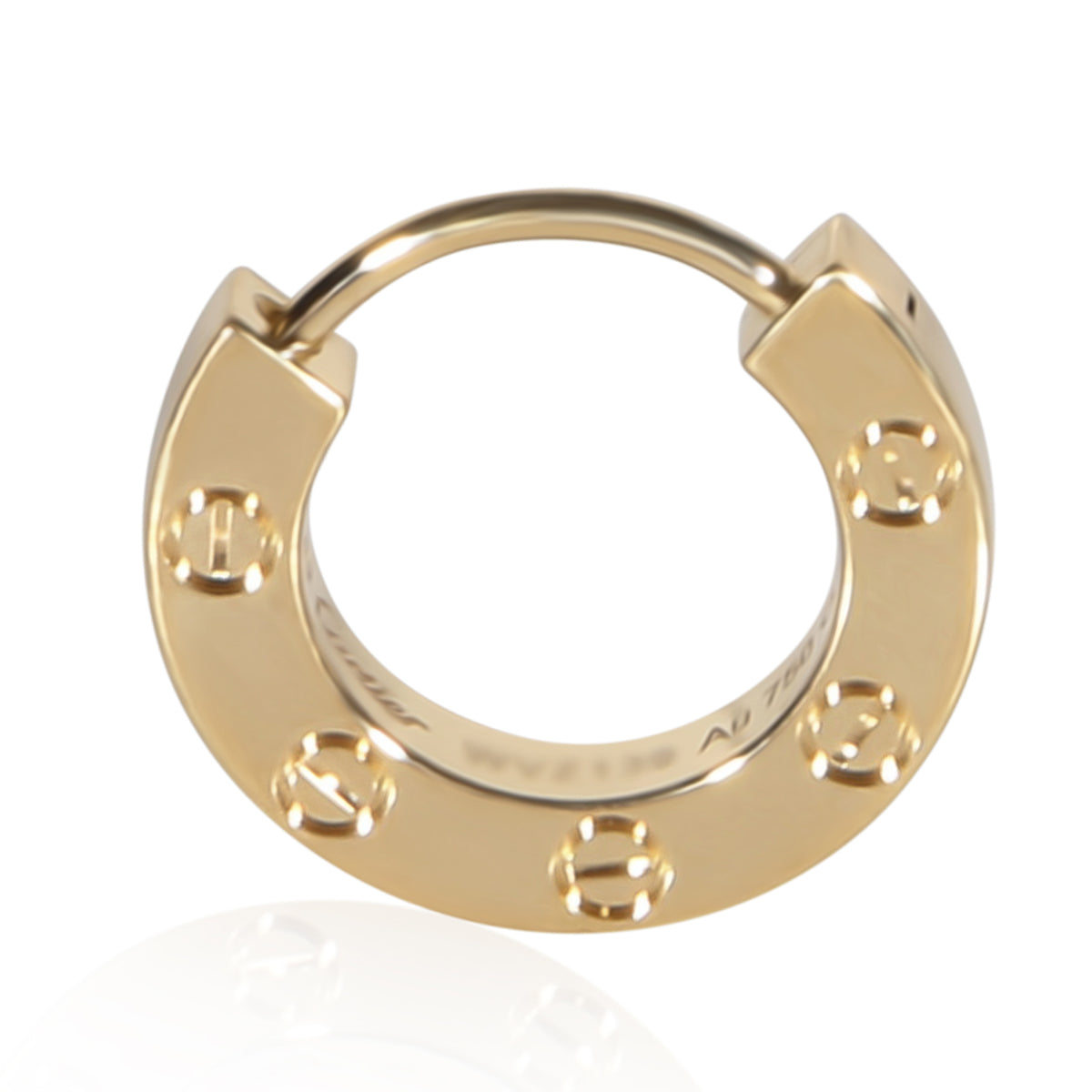 Cartier Yellow Gold Love Single Hoop Single Earring 3