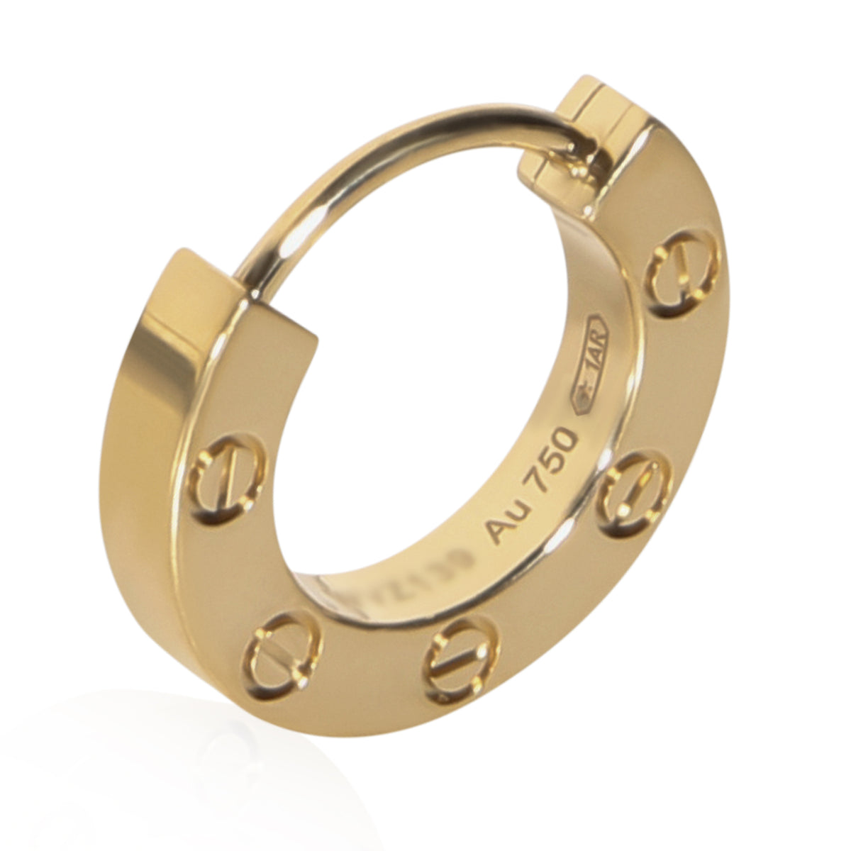 Cartier Yellow Gold Love Single Hoop Single Earring 4