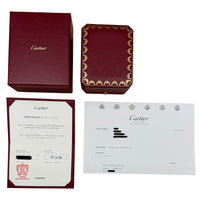 Cartier Yellow Gold Love Single Hoop Single Earring box