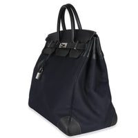 Hermès Bleu Marine Toile Officier Fjord HAC 40 PHW Handbag 2