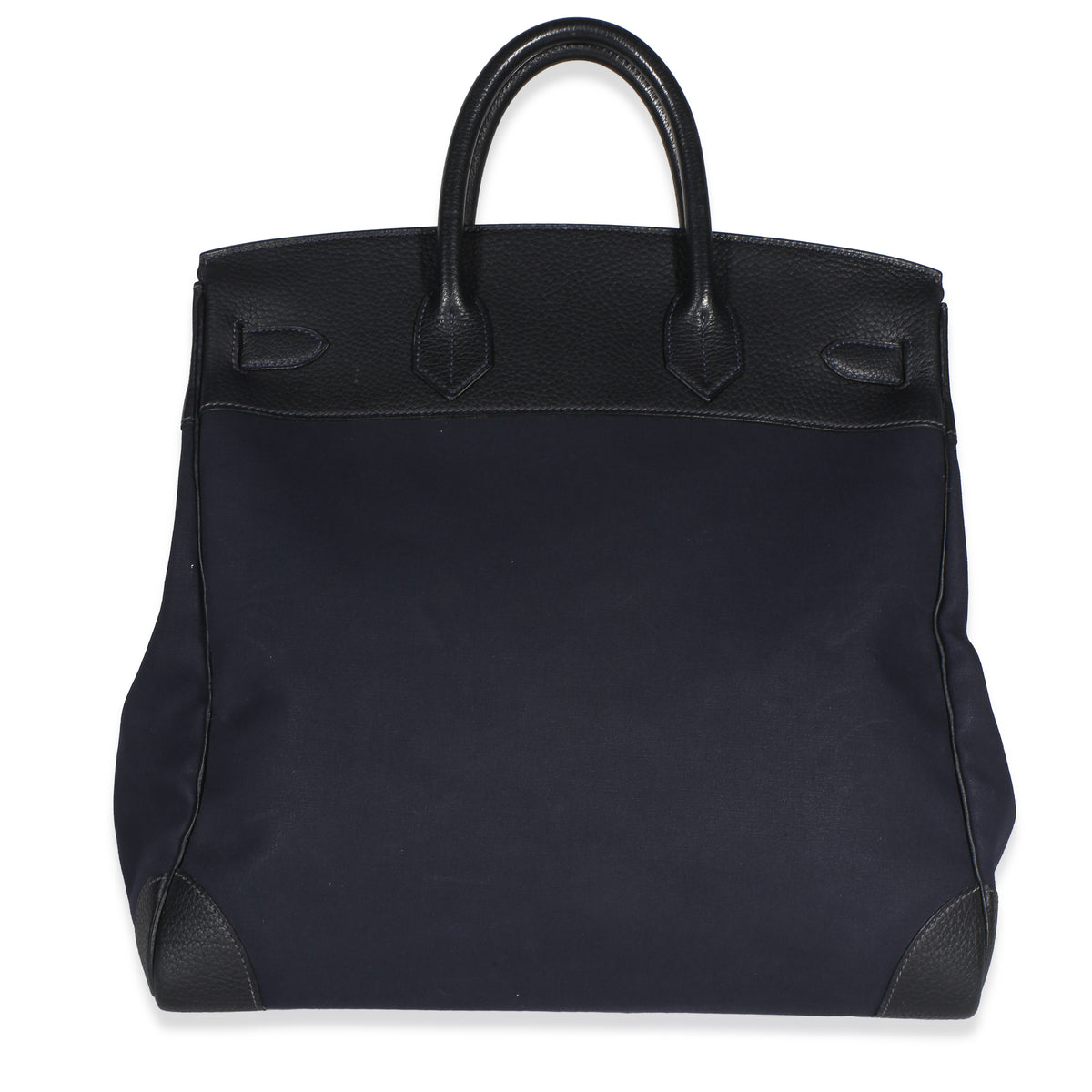 Hermès Bleu Marine Toile Officier Fjord HAC 40 PHW Handbag 4