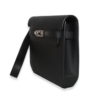 Hermès Black Epsom Kelly Depeches 25 PHW Handbag 2