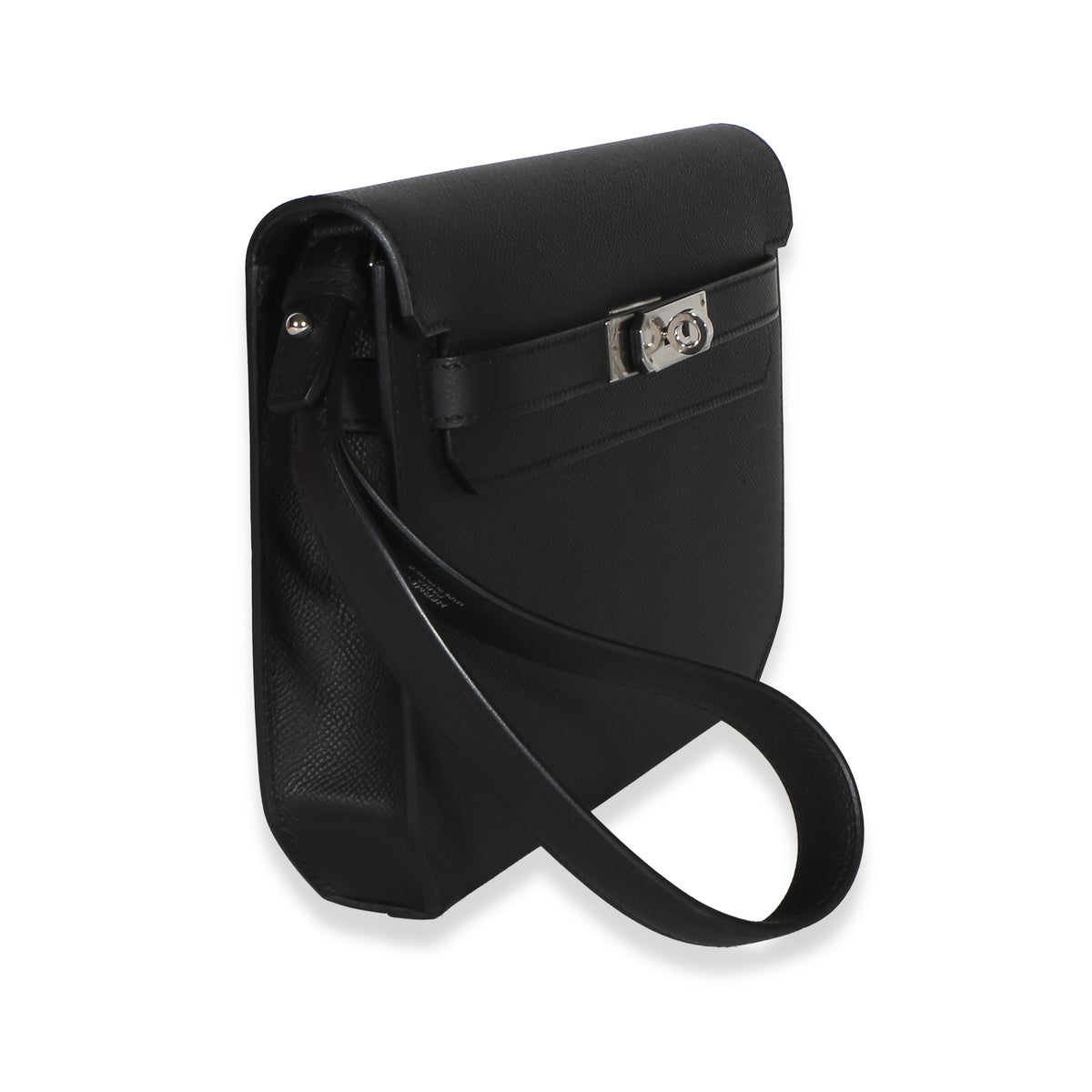 Hermès Black Epsom Kelly Depeches 25 PHW Handbag 3