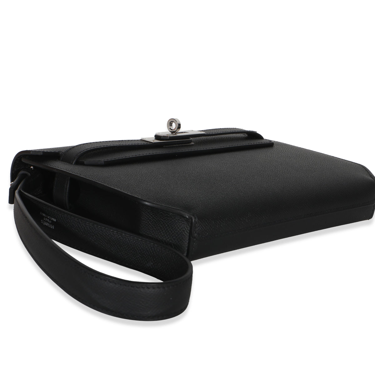 Hermès Black Epsom Kelly Depeches 25 PHW Handbag 7
