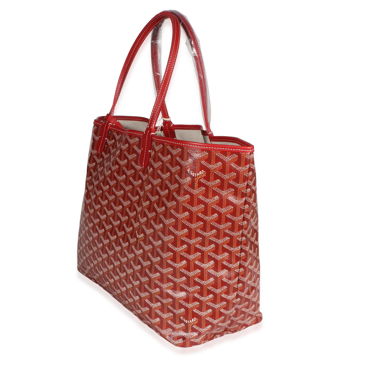 Goyard Red ine Canvas Saint Louis PM Handbag 2