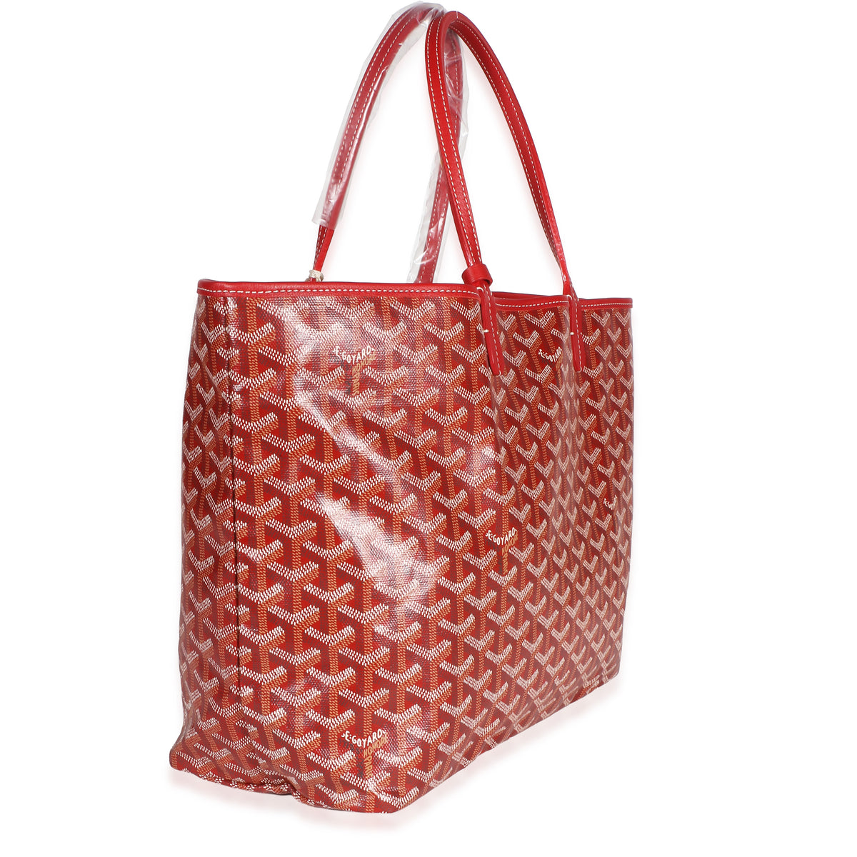 Goyard Red ine Canvas Saint Louis PM Handbag 3