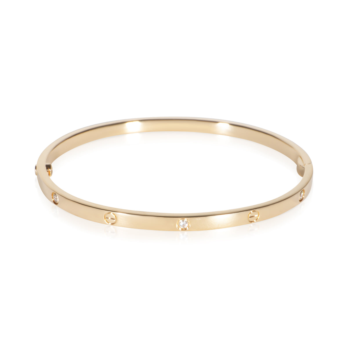 Cartier Yellow Gold Diamond Small Model Love Bracelet 3