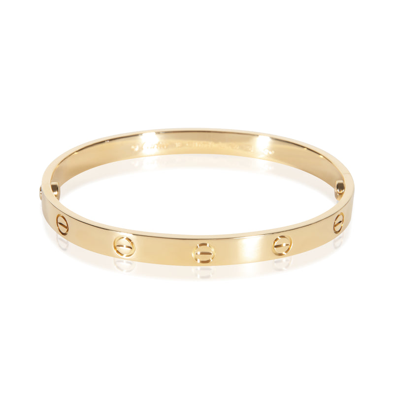 Cartier Yellow Gold Love Bracelet fv