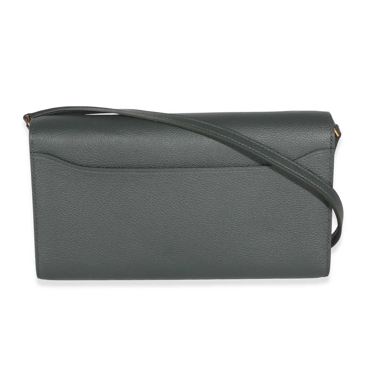 Hermès Vert Mangrove Evercolor Constance To Go Wallet GHW Handbag 4