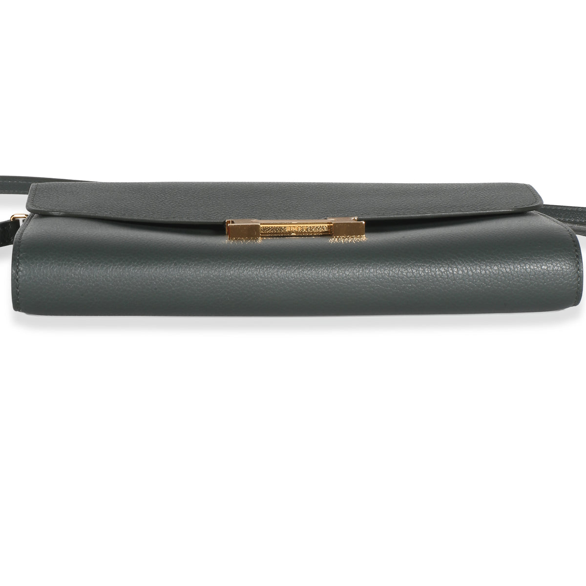 Hermès Vert Mangrove Evercolor Constance To Go Wallet GHW Handbag 5
