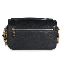 Louis Vuitton Black Monogram Empreinte Pochette Metis East West Handbag 4