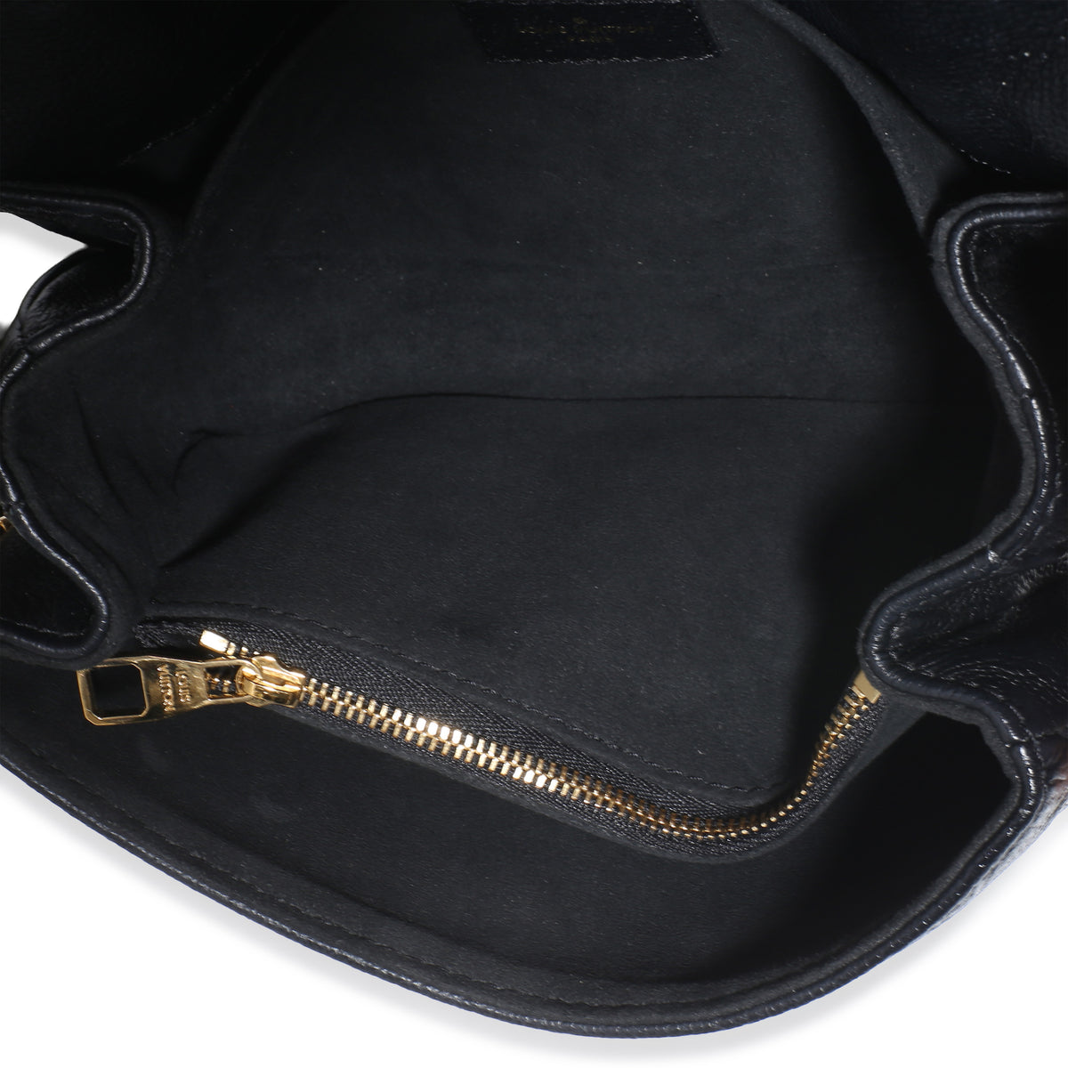 Louis Vuitton Black Monogram Empreinte Pochette Metis East West Handbag 8