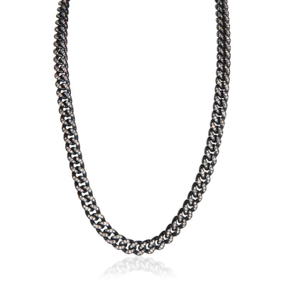 David Yurman Diamond Curb Chain Necklace fv