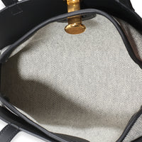 Hermès Black Vache Hunter Swift H Ecru Canvas Tablier Sellier GHW Handbag 9