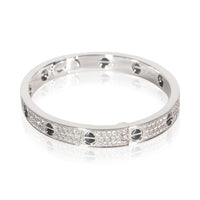 Cartier White Gold Diamond Love Bracelet 2