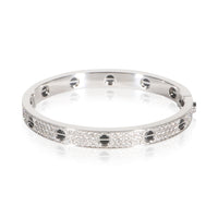 Cartier White Gold Diamond Love Bracelet 3