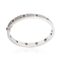 Cartier White Gold Diamond Love Bracelet 5