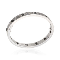 Cartier White Gold Diamond Love Bracelet 7