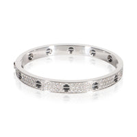 Cartier White Gold Diamond Love Bracelet fv