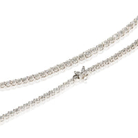 Tiffany & Co. Platinum Diamond Graduating Victoria Tennis Necklace 2