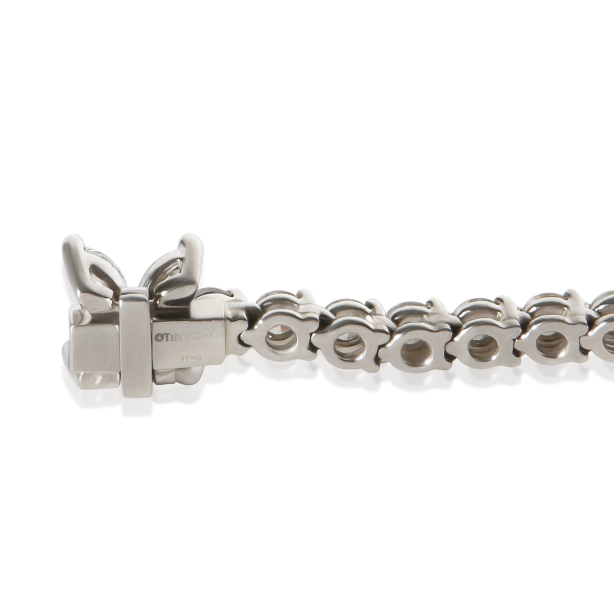 Tiffany & Co. Platinum Diamond Graduating Victoria Tennis Necklace 4